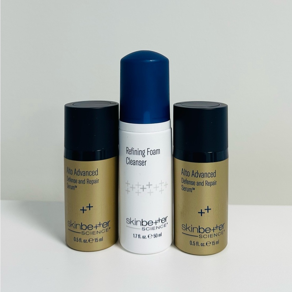 Skinbetter-Alto Advanced Defense &Repair Serum 1oz(2x15ml) NIB W/ Cleanser